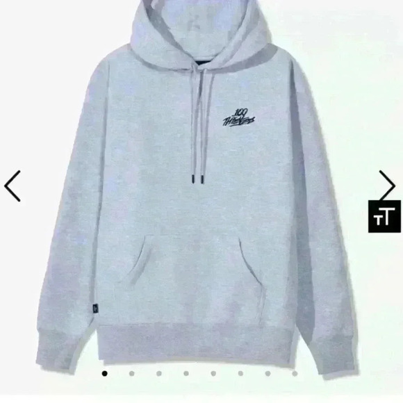 100 Thieves Foundations Hoodie in Gray Size XS - Picture 3 of 7